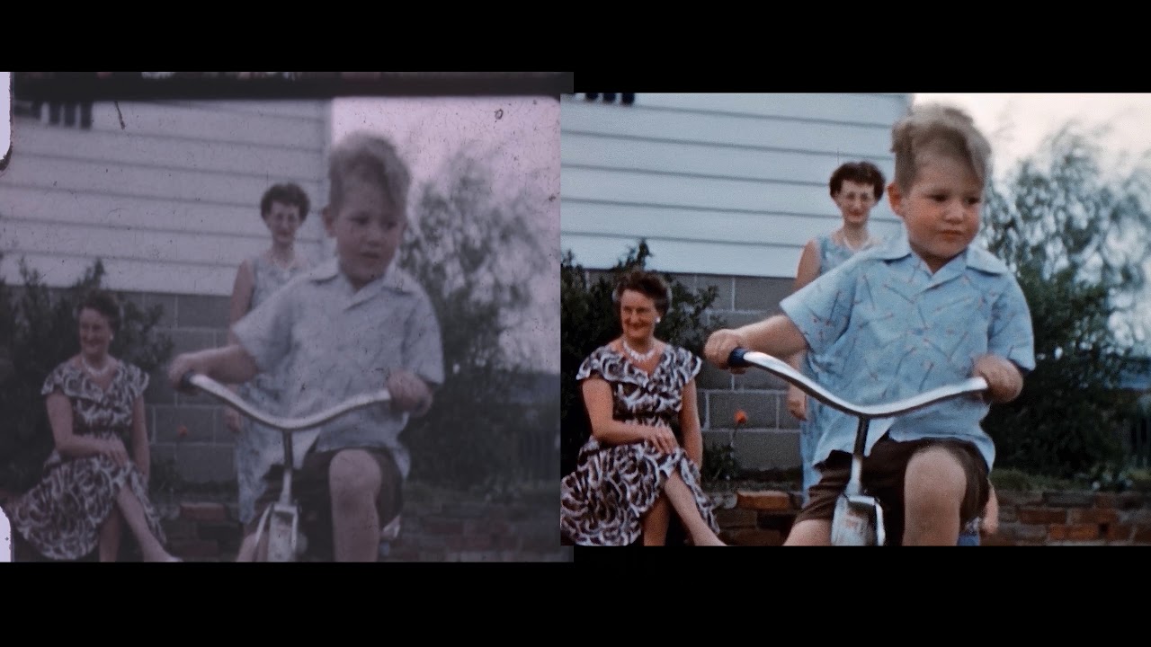 8mm restoration before and after example 2