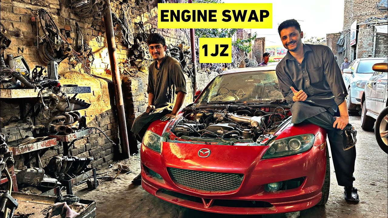 MAZDA RX8 ENGINE SWAP- 1JZ 2500CC