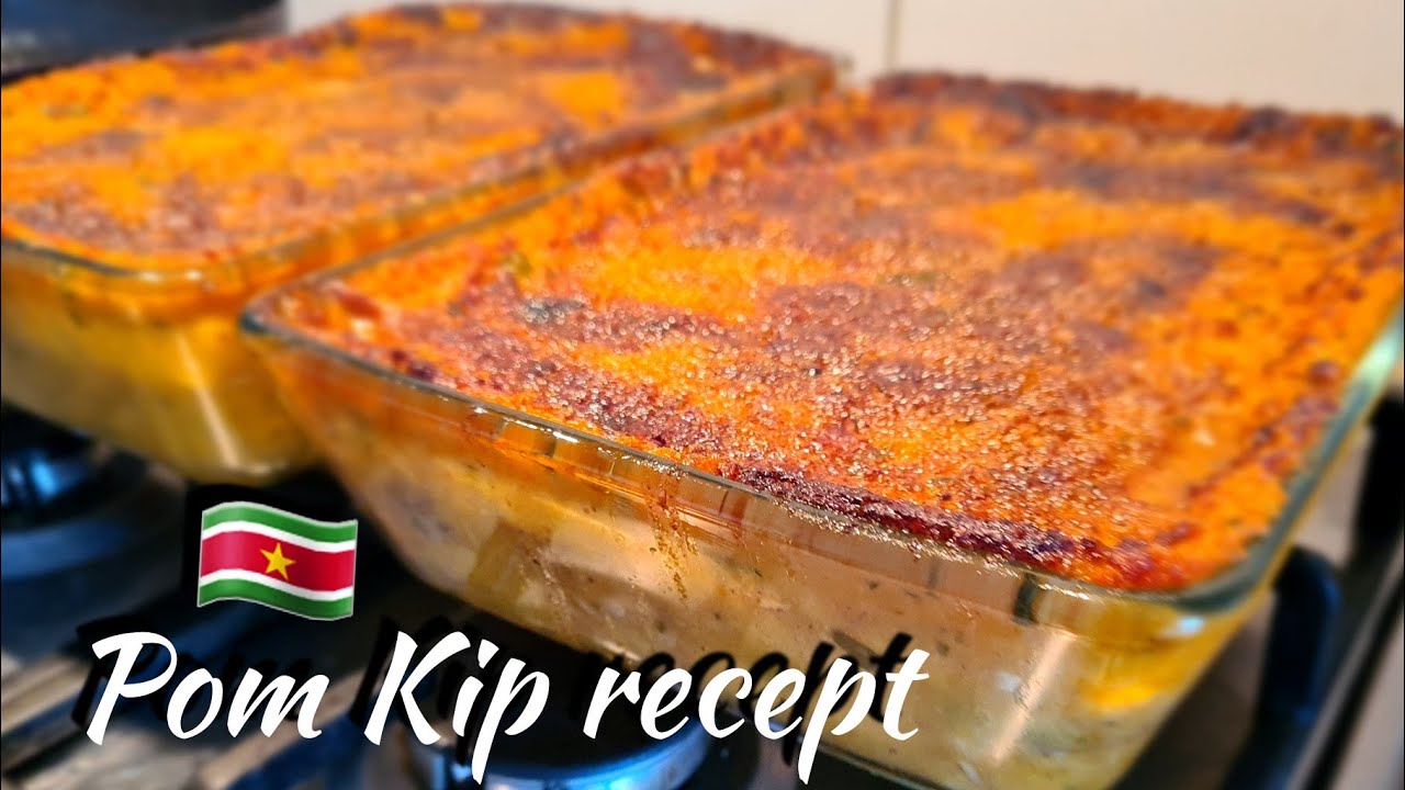 🇸🇷 Pom met kip Pomtayer recept|Suriname chicken casserole|