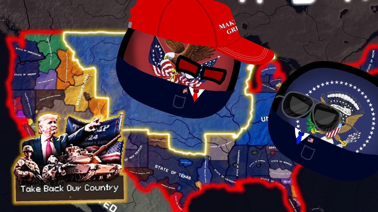 Can I Save America from Joe Biden in the Fire Rises | Hoi4