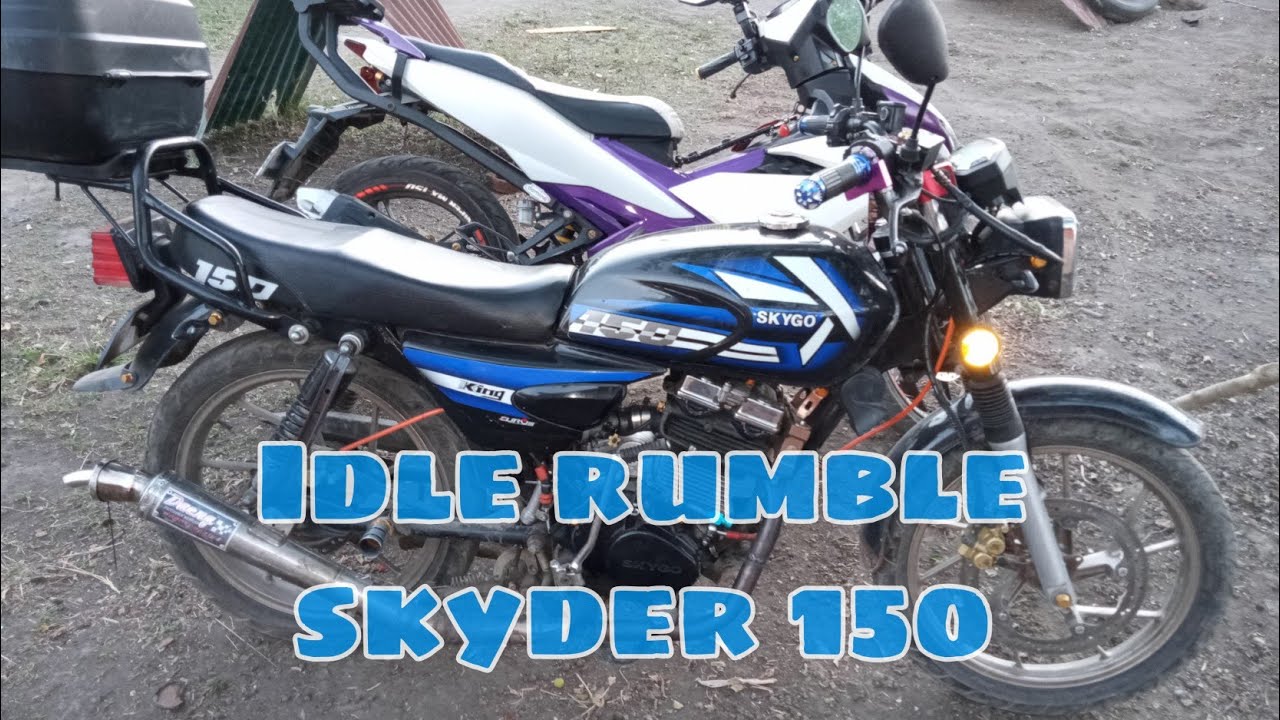 Sumubok si skyder150 sa uso na idle rumble..