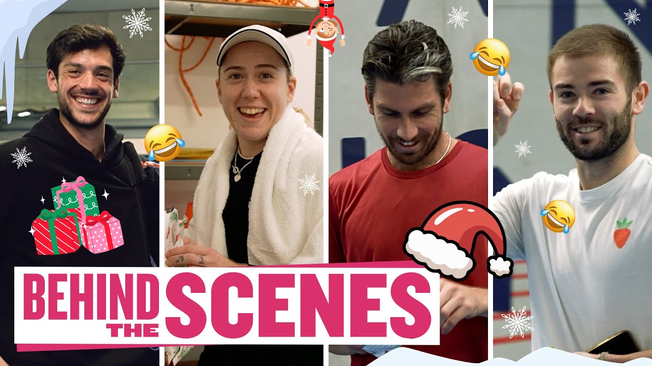 Brits Open Surprise Christmas Presents! 🎁🤣 Behind the Scenes at the National Tennis Centre! 🎄 | LTA
