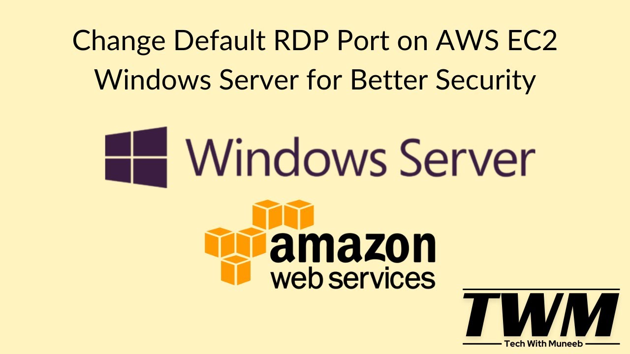 Secure Your Windows Server! Change Default RDP Port on AWS EC2
