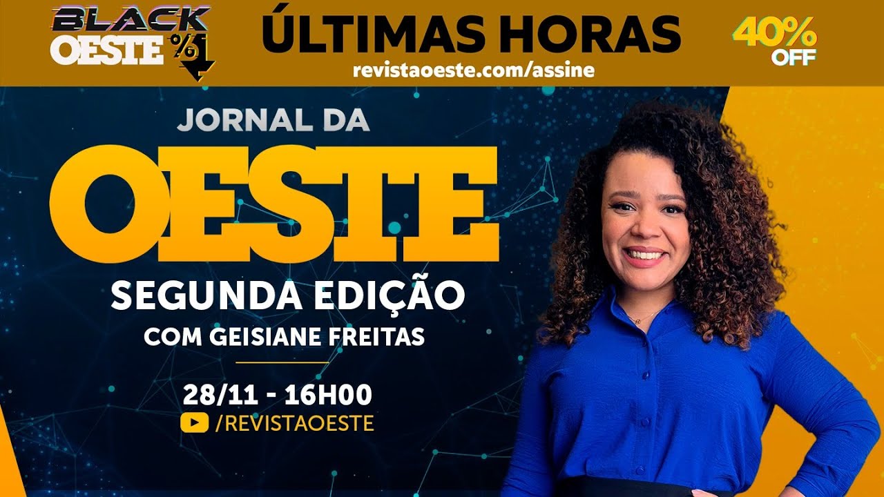 JORNAL DA OESTE - SEGUNDA EDI&Ccedil;&Atilde;O, com Geisiane Freitas | 28/11/2025