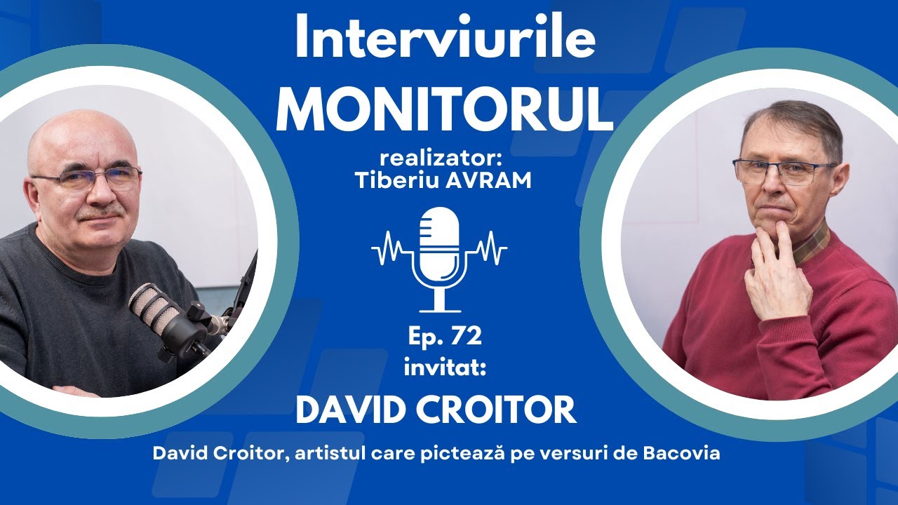 David Croitor, artistul care pictează pe versuri de Bacovia
