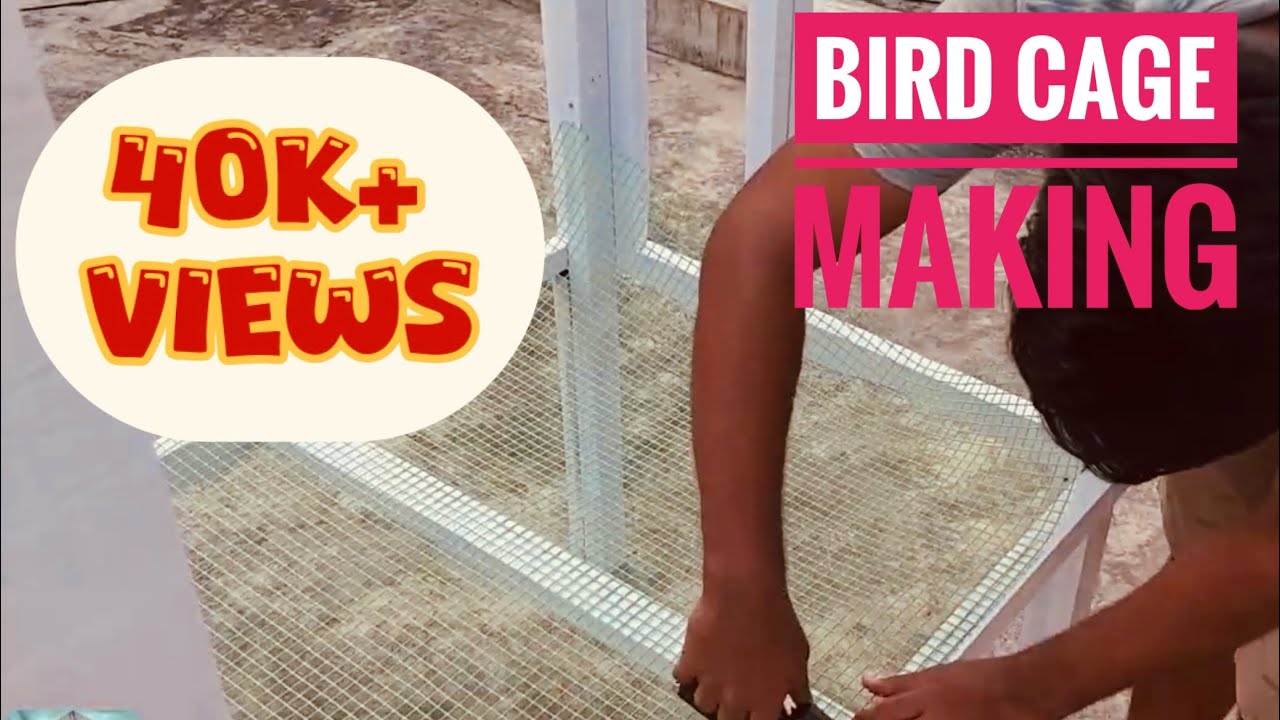 BIRD CAGE MAKING | SIMPLE OUTDOOR BIRD CAGE | പക്ഷിക്കൂട് നിർമ്മാണം