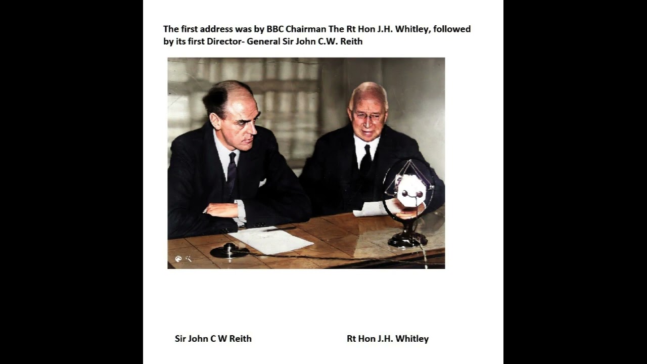 BBC Empire Service inaugural broadcast - 19th December 1932