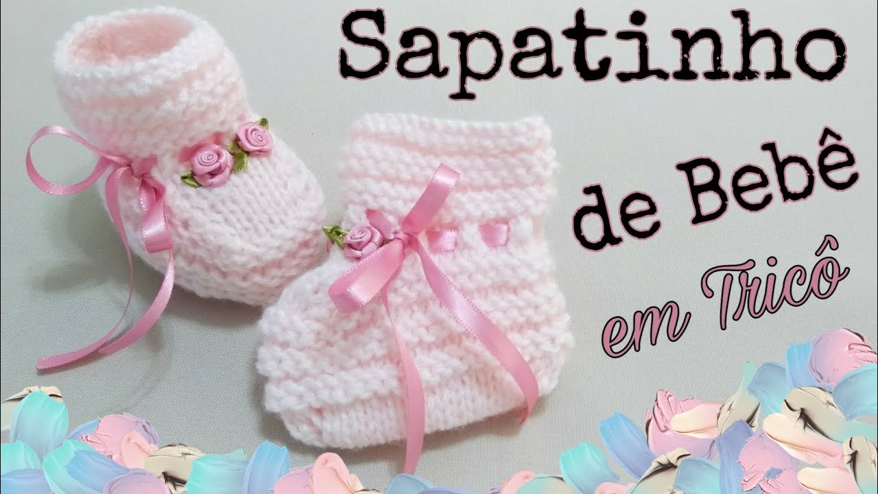 Sapatinho de Bebê em Tricô | Ana Alves