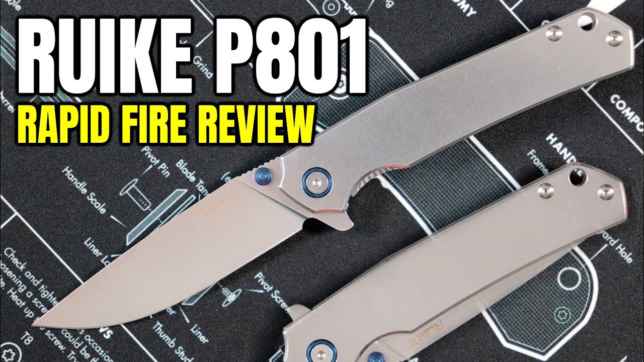Best Budget EDC Knife? - RUIKE P801 Rapid Fire Knife Review