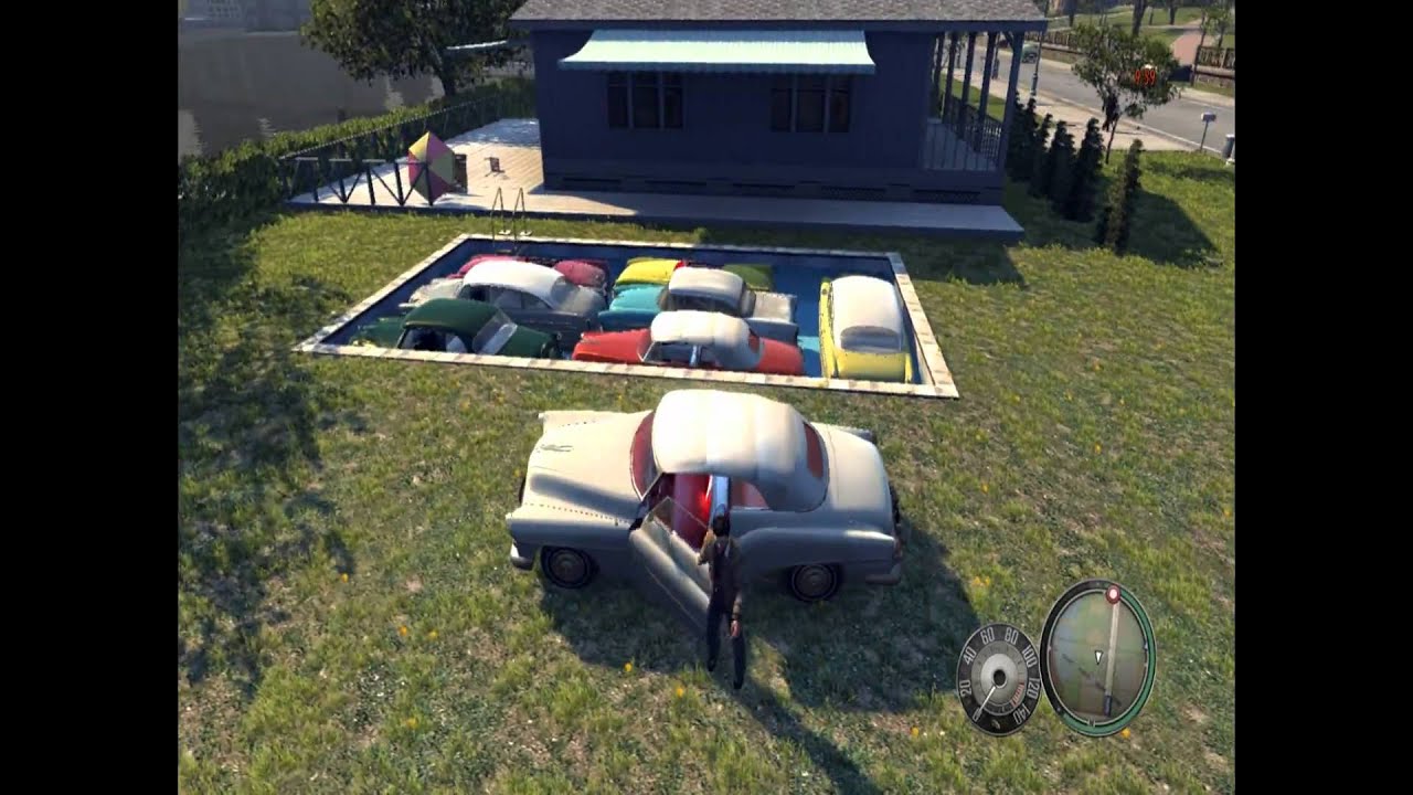 Mafia 2 Physx on-off comparison (car explosion) HD