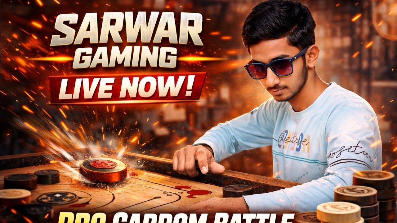 Carrom Pool Live 🔴 | High Stakes Matches | Sarwar Gaming | Join Now
