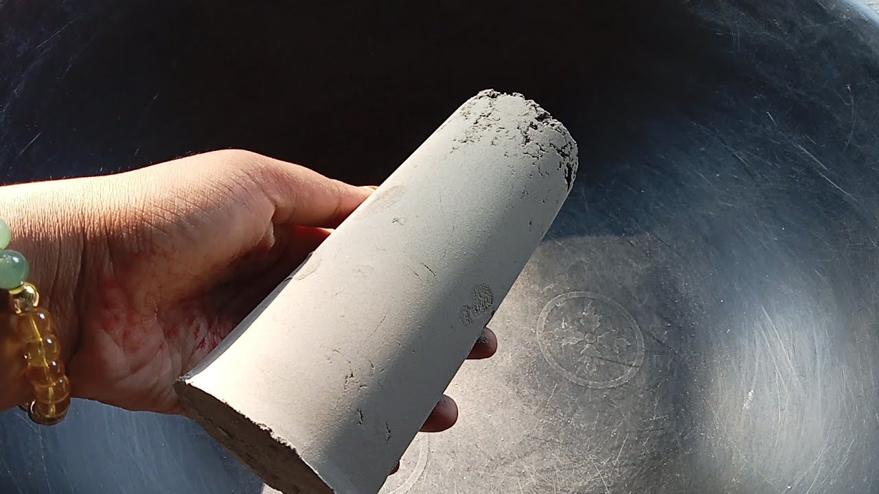 Pure cement cones soft dusty silky 🤤 crumbling 😍|satisfying video|Asmr puppys