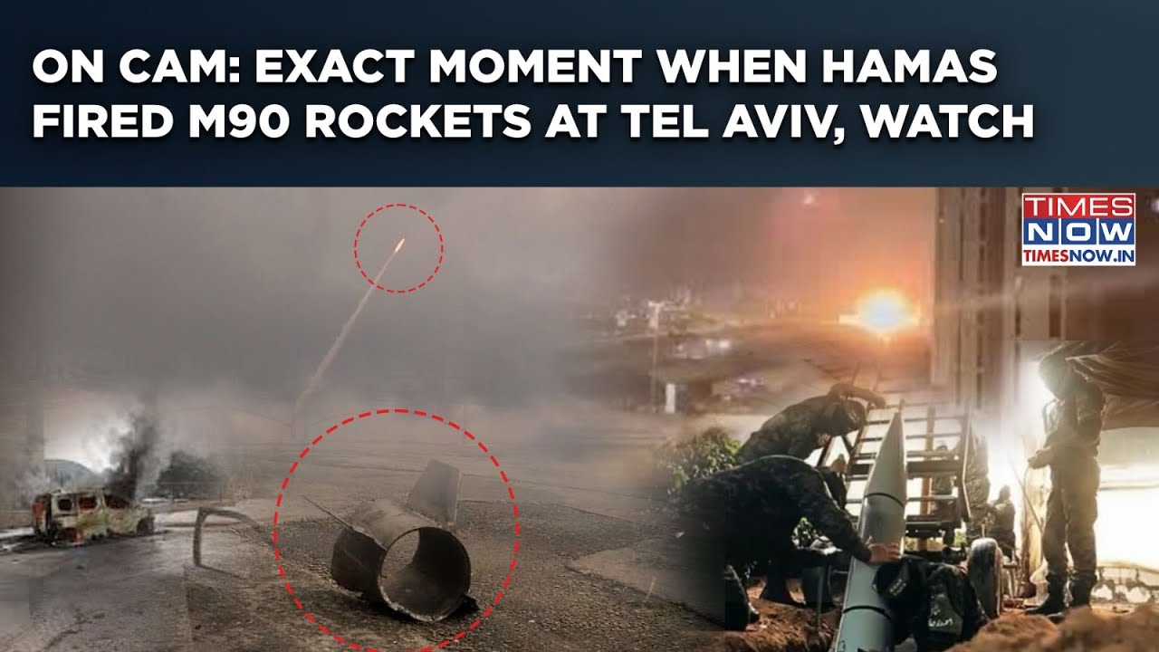 Moment When Hamas Fired Rockets At Tel Aviv Amid IDF Ops| Al Qassam Video Shows M90 In Action| Watch