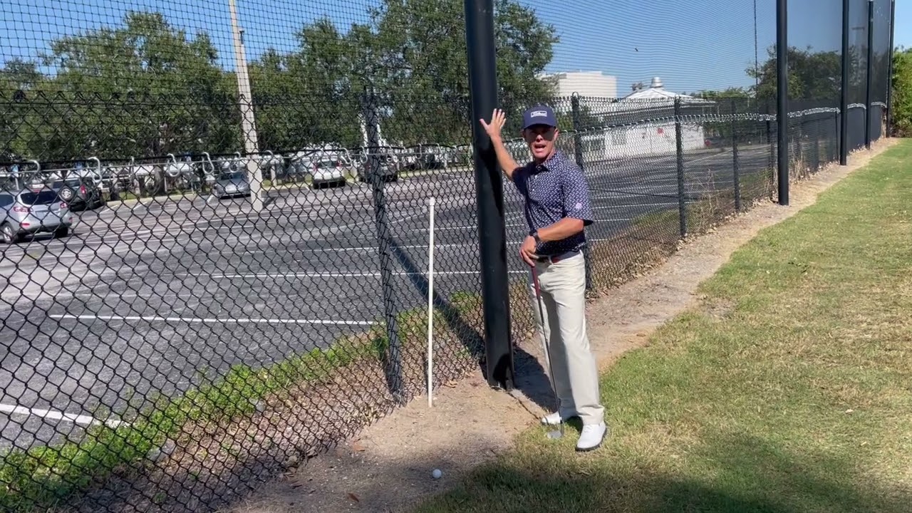Hole #4 - Rule regarding fence relief explained