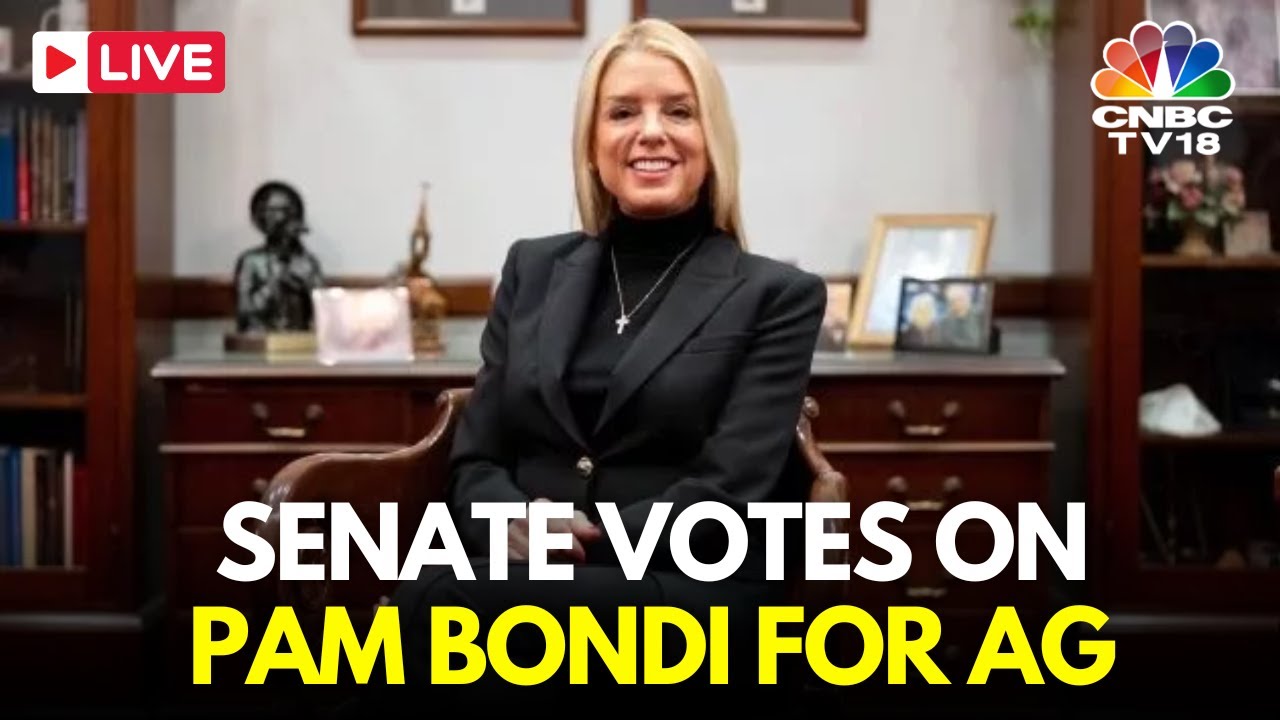 US Senate LIVE: Senate Votes to Advance Pam Bondi's Nomination for Attorney General | Trump | N18G