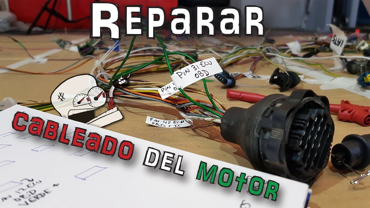 ¿Cómo Reparar el Cableado del Motor de mi Coche? Paso a Paso - ⚡ Curso Electricidad Automóvil