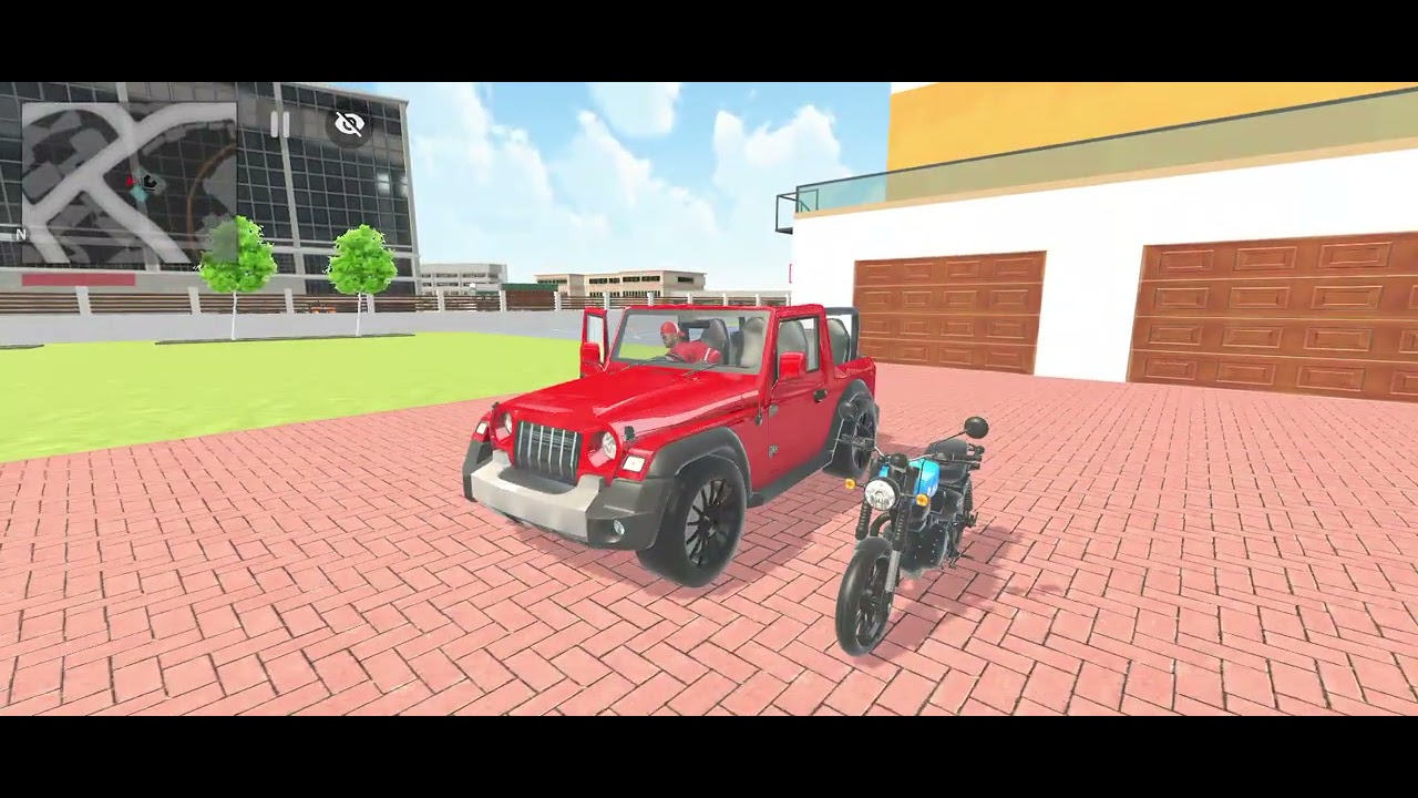Modified Mahindra Thar😈🥵 || GAME : Indian Theft Aura Simulator ⚡🎯