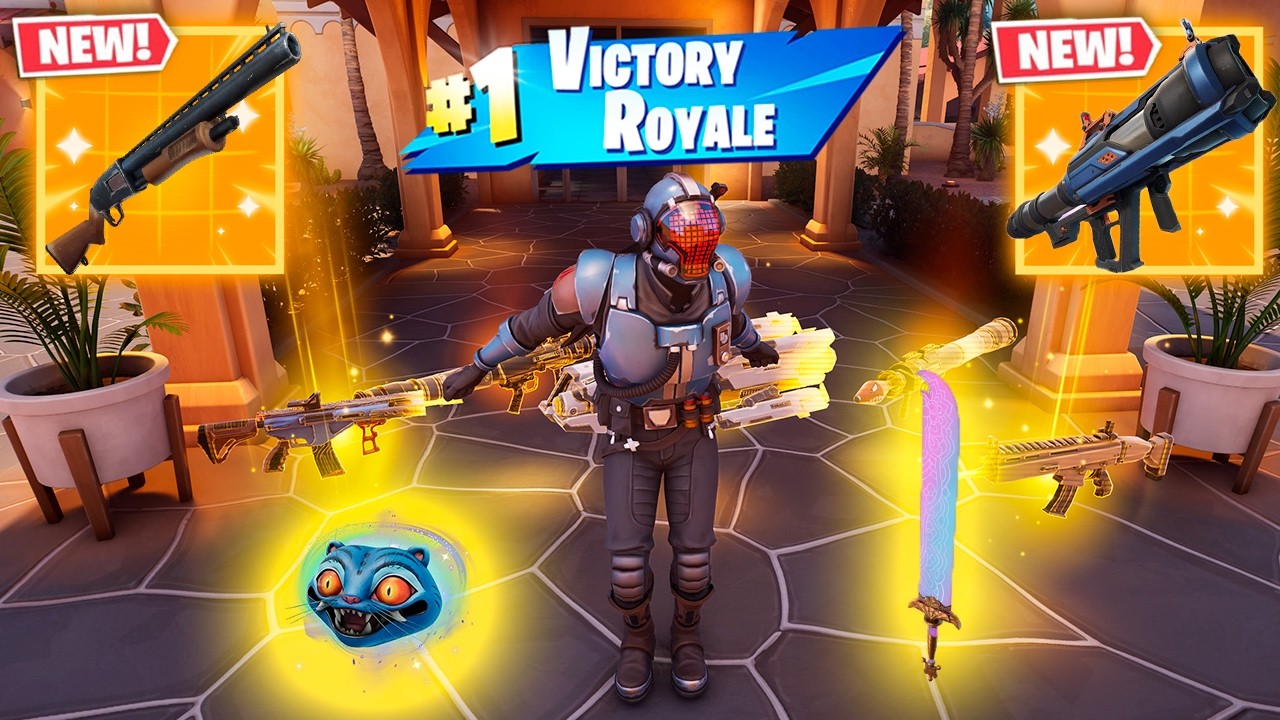 THE VISITOR vs NEW MYTHIC'S CHALLENGE (NEW!! Fortnite Chapter 7 Season 1)