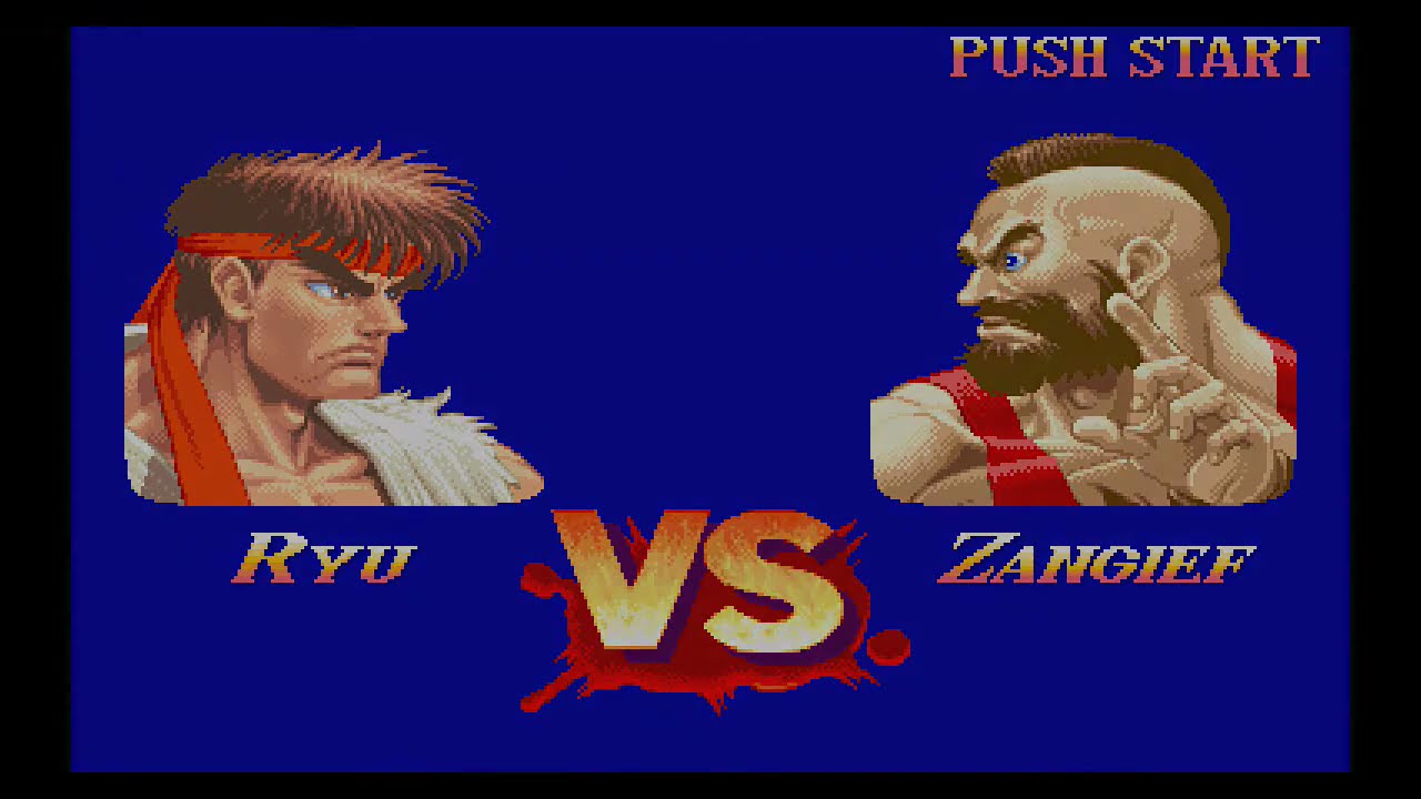 Super Street Fighter 2 The New Challengers Sharp X68000  - Ryu ( Playthrough/Longplay)