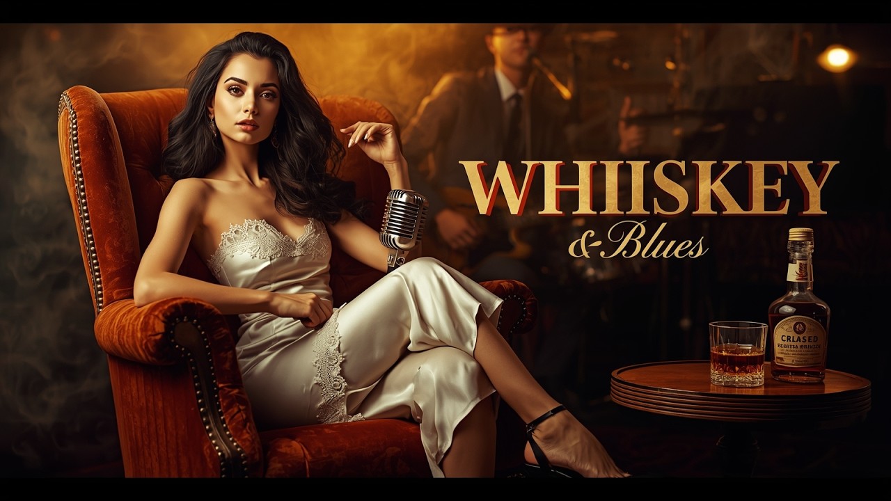 Whiskey & Blue Hearts 💙 Timeless 1950s Soul Blues Ballad for a Lonely Midnight