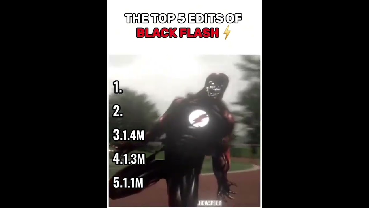 TOP 5 edits of black flash