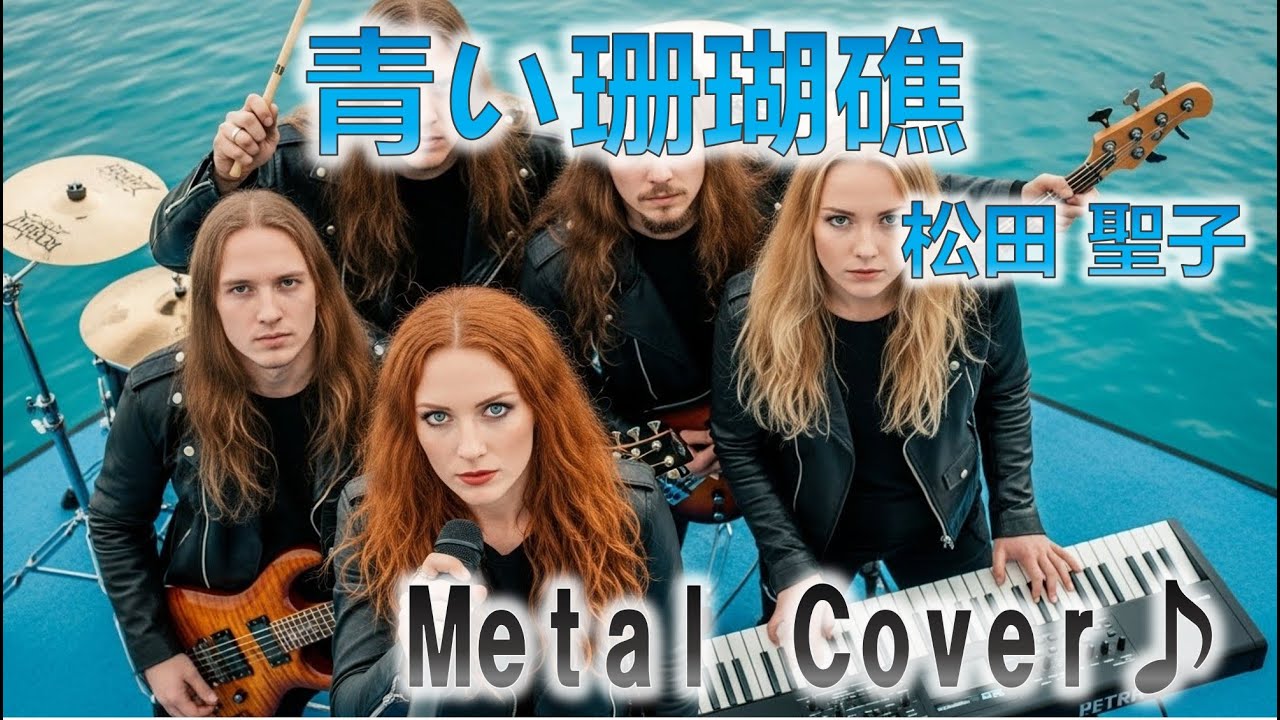 松田 聖子　青い珊瑚礁 | Blue Coral Reef | J-POP Metal Cover愛(AI)版