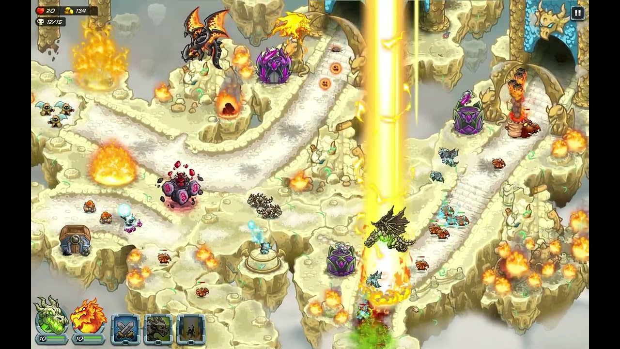 [Kingdom Rush 5 Alliance] Dragon Wars Level 37 Impossible difficulty 3 stars