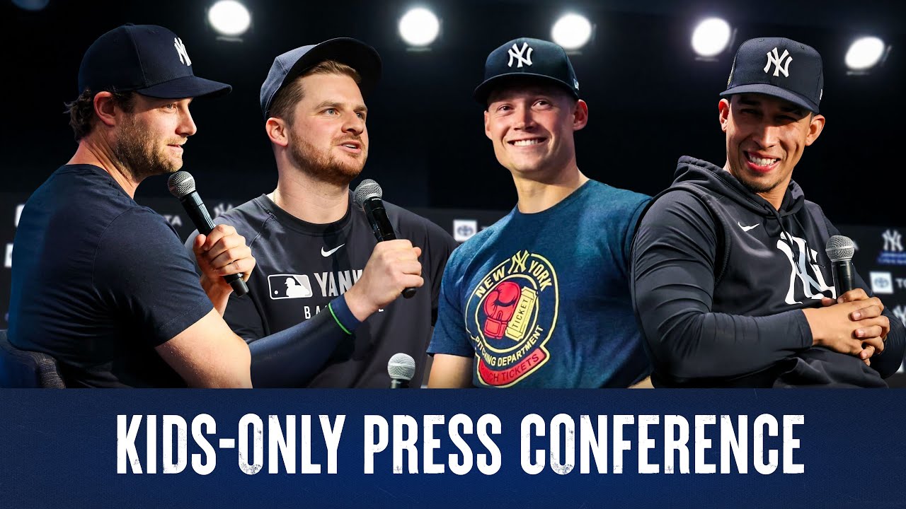 Yankees Kids-Only Press Conference | NEW YORK YANKEES 2025