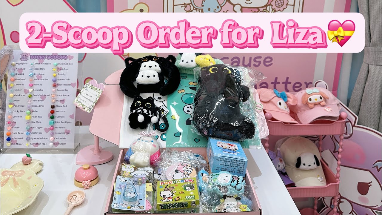 Упаковываю загадочную коробку с двумя шариками мороженого Sanrio 💙💛 Тема: Почако и Чококат | Зака...