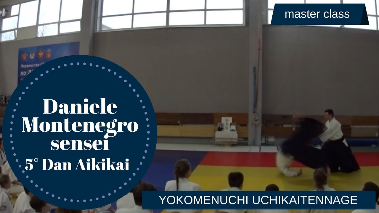 Daniele Montenegro sensei. YOKOMENUCHI UCHIKAITENNAGE