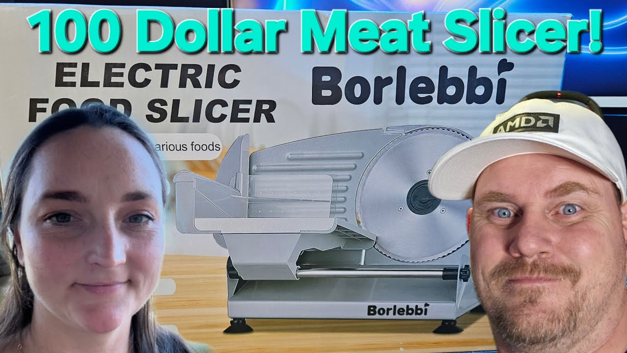 We Bought A 100 Dollar Borlebbi Electric Food Slicer Off Amazon