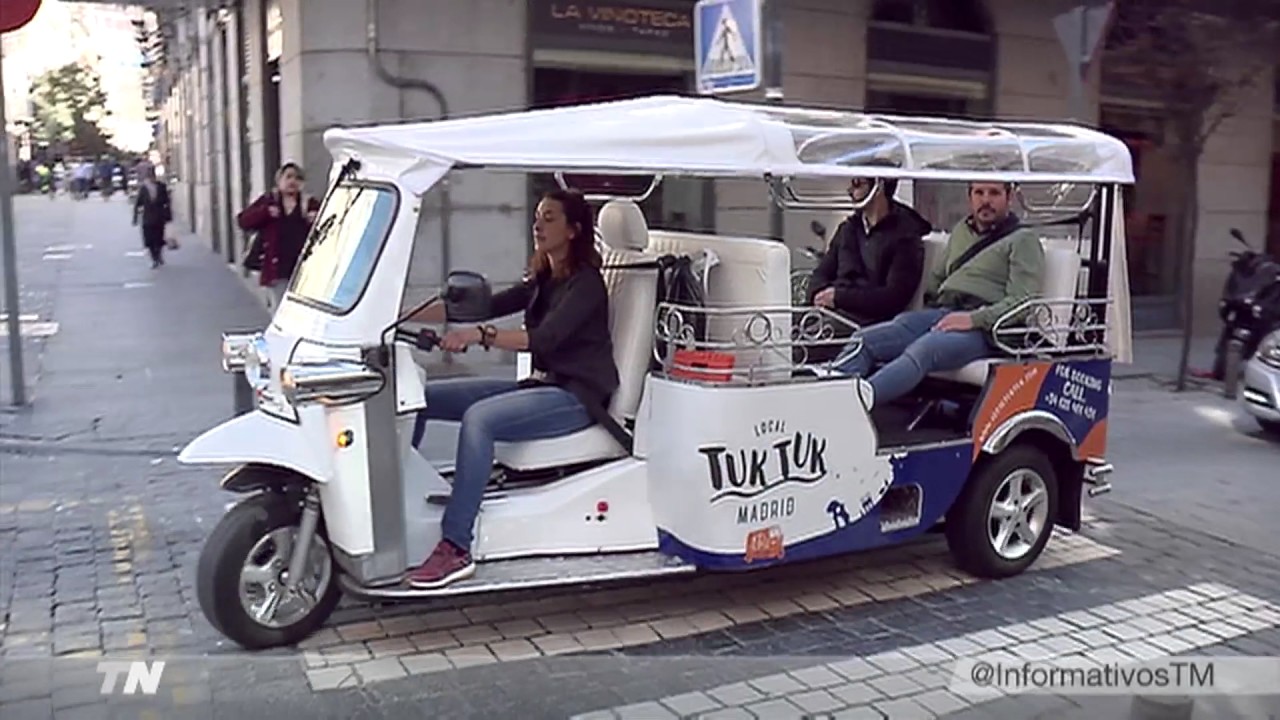 Los tuk tuk llegan a Madrid