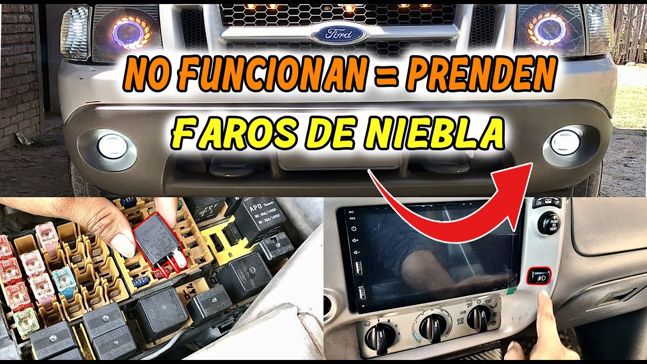 Los Faros Antiniebla no funcionan En Tu Ford Explorer Sport Trac Te Muestro Como Solucionarlo
