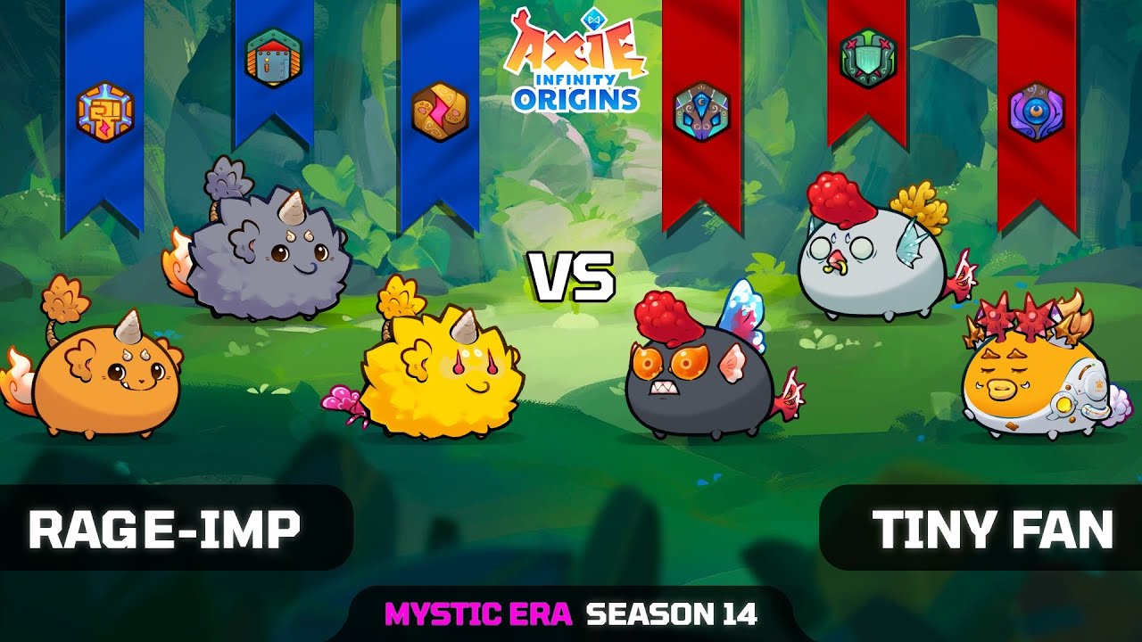 RAGE-IMP vs TINY FAN | SEASON 14 | AXIE INFINITY ORIGINS