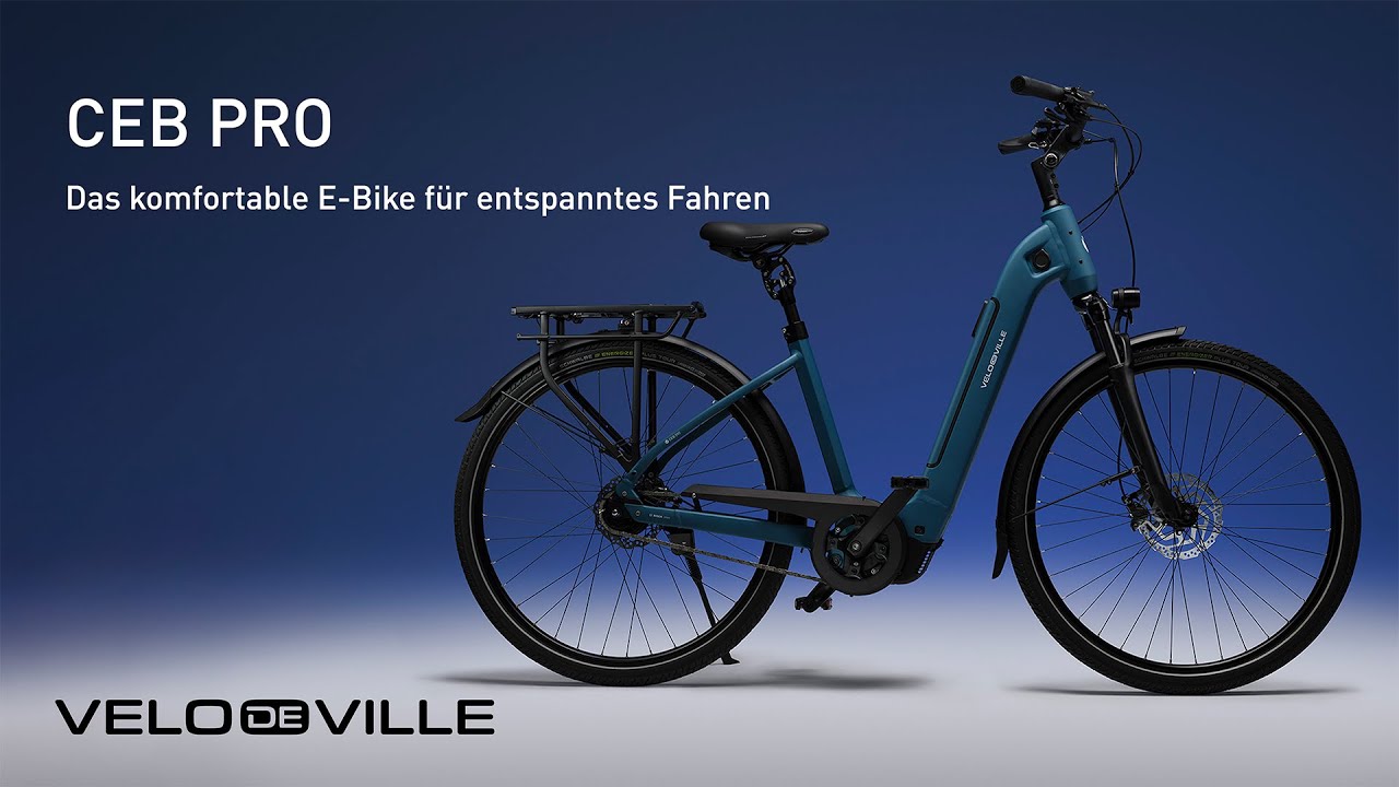 💺 CEB PRO &ndash; Das komfortable E-Bike f&uuml;r entspanntes Fahren | VELO DE VILLE
