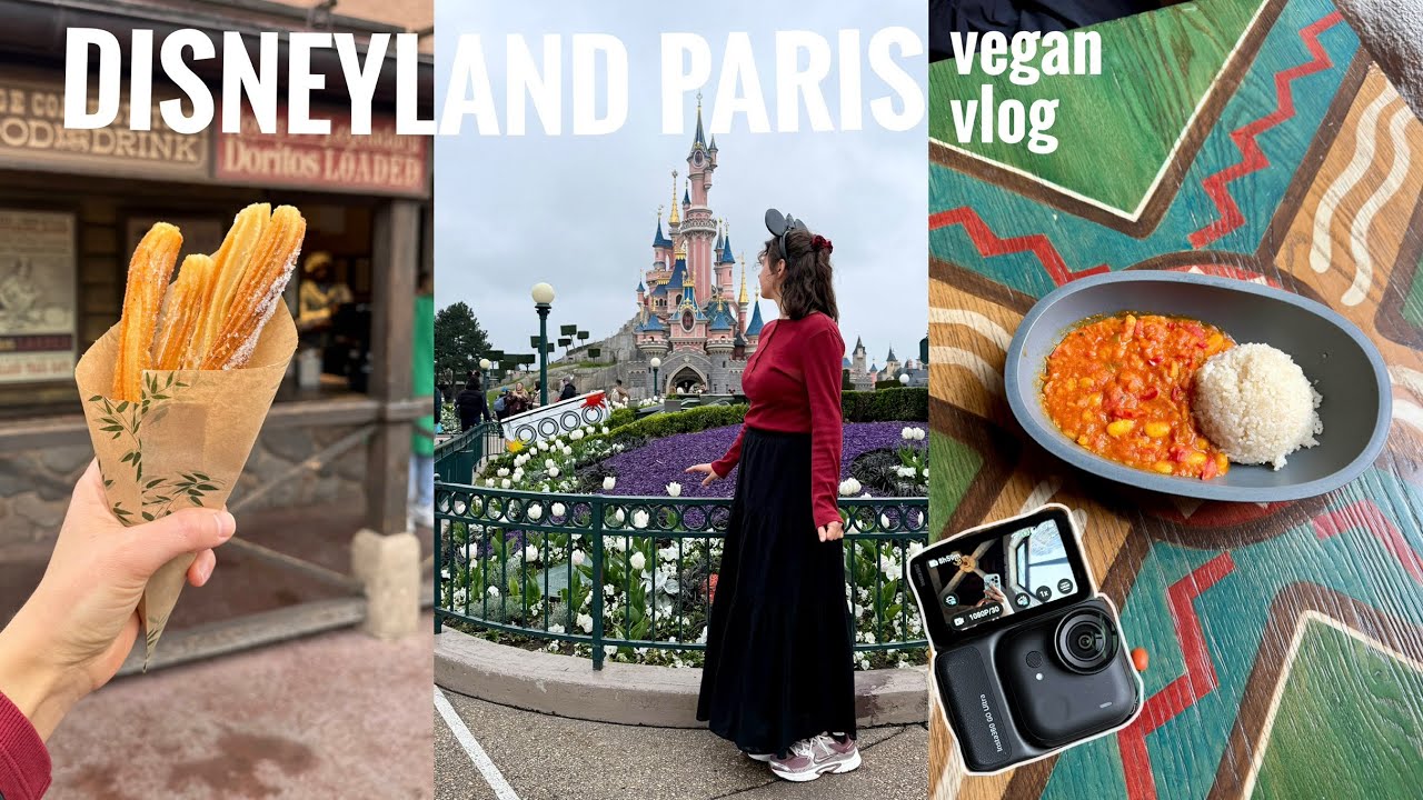 Vegan at Disneyland Paris 2026 | food, rides, insta360 go ultra