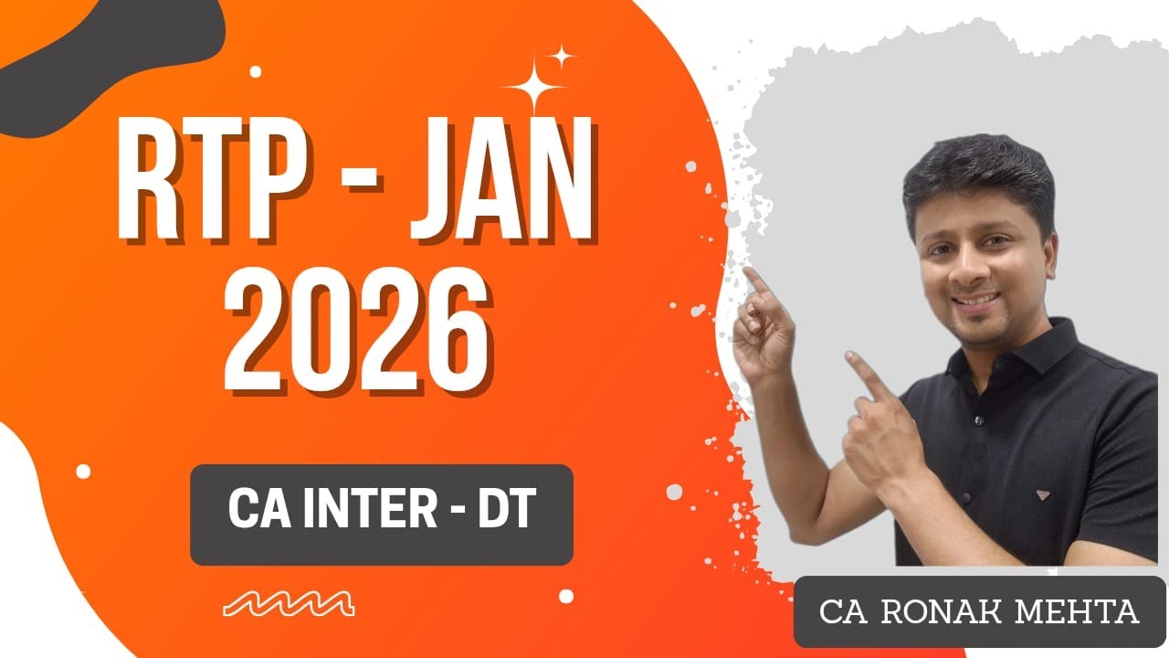 RTP - CA Inter - DT | Jan 2026