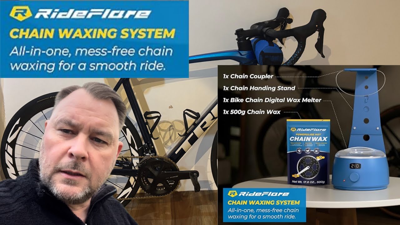 Система плавления мази для цепи велосипеда RideFlare – эффективное и удобное натирание цепи воско...