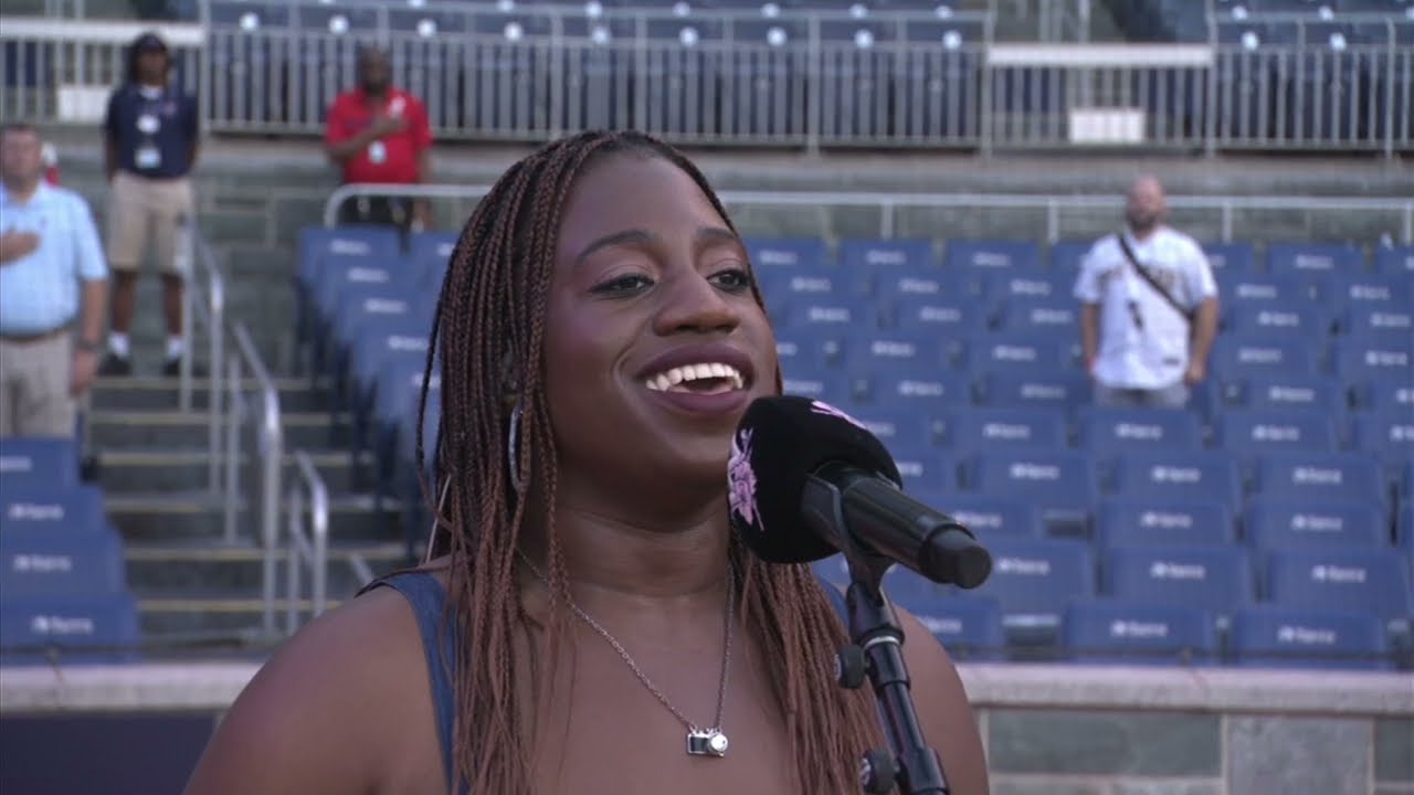 Kemi Adegoroye - The Star Spangled Banner at Nationals Park (August 2024)⚾