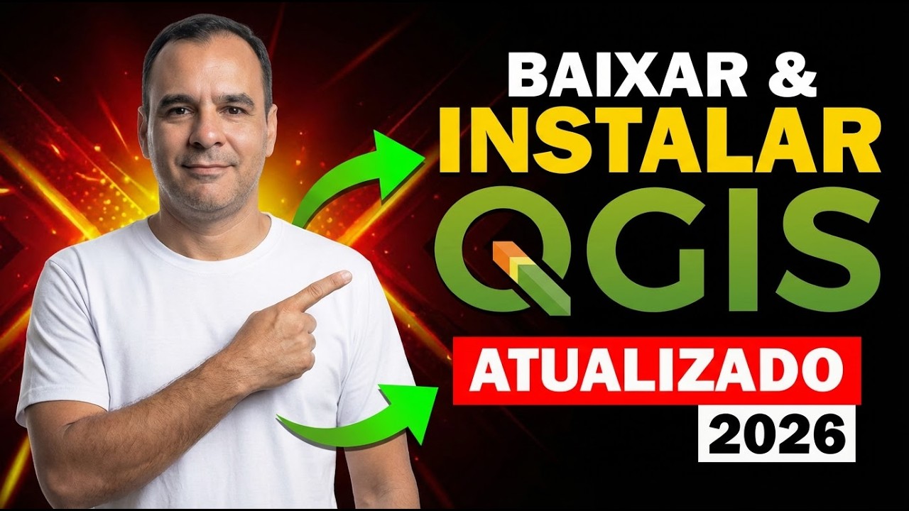 Como Baixar e Instalar QGIS (Site Oficial) RÁPIDO e FÁCIL [ATUALIZADO 2026]