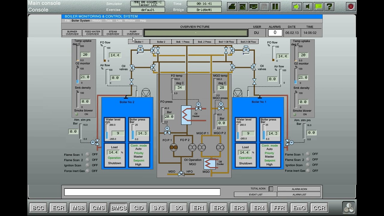 ERS5000 TECHSIM 04 Starting Boiler1 Auto LCC