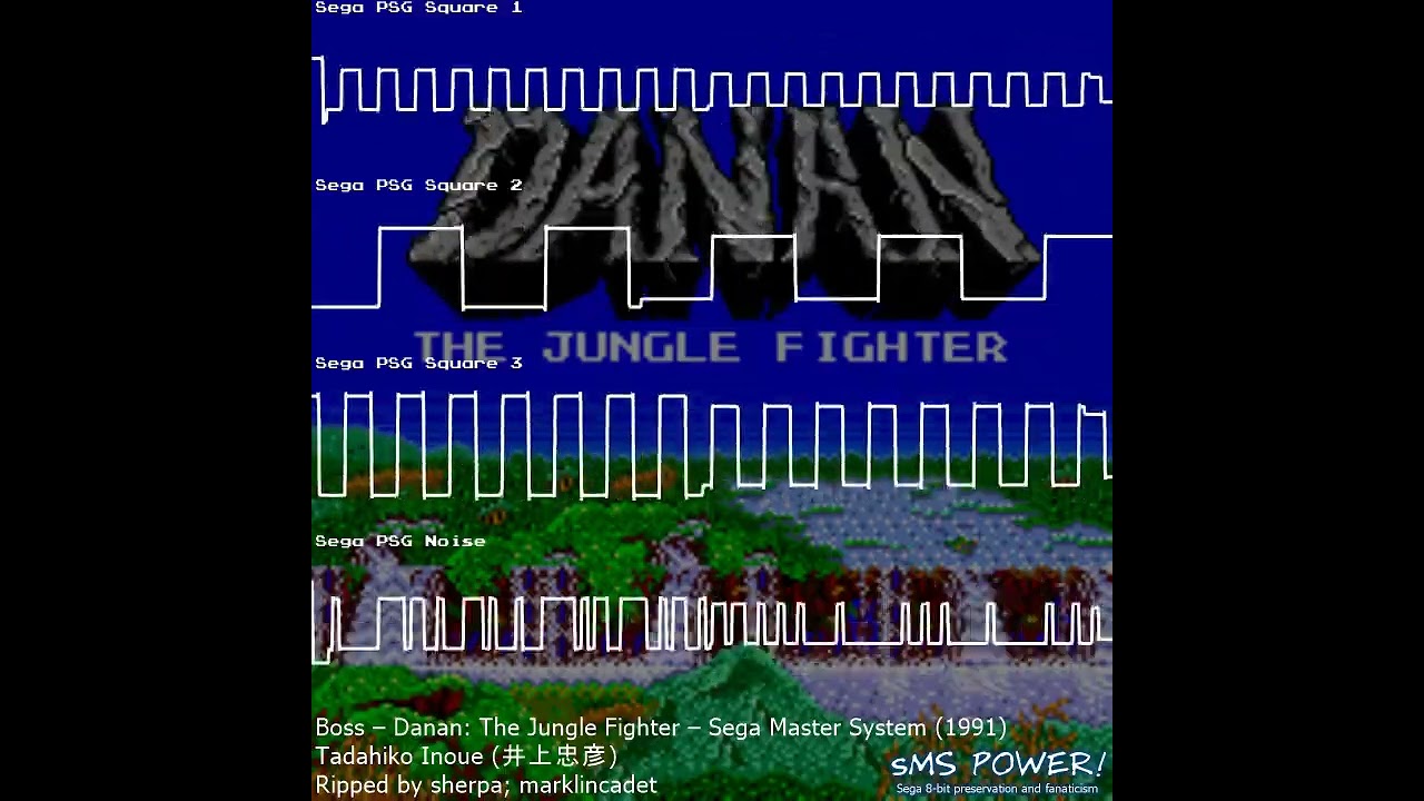 Danan: The Jungle Fighter - Sega Master System - Tadahiko Inoue