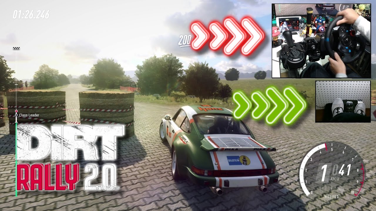 Porsche 911 Group B Foot cam / Logitech G29 DiRT Rally 2.0 DLC