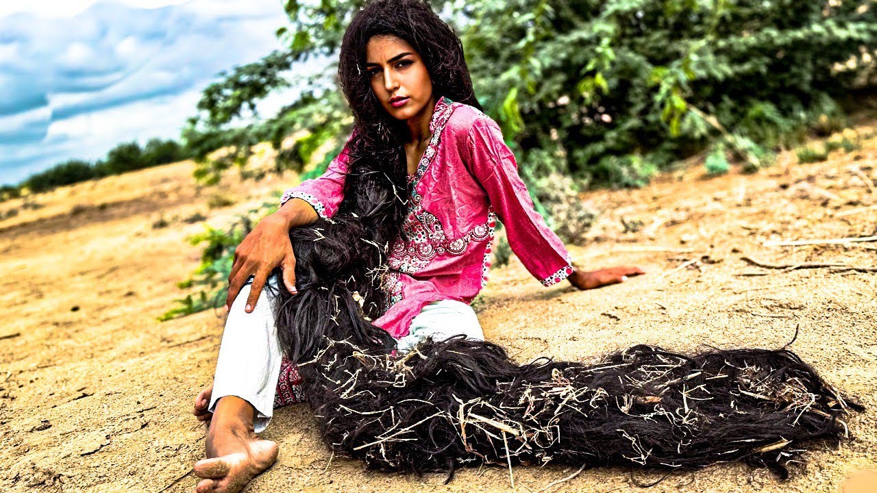 Desert Girl 💔 Hair 9 METERS LONG!! 😱 Homeless Transformation After 10 Years | ASMR Rescue