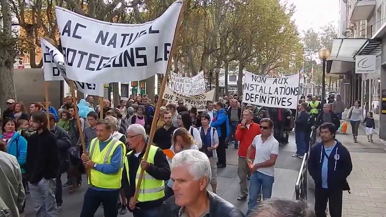 Manifestation pour protéger le Lac d'Aiguebelette