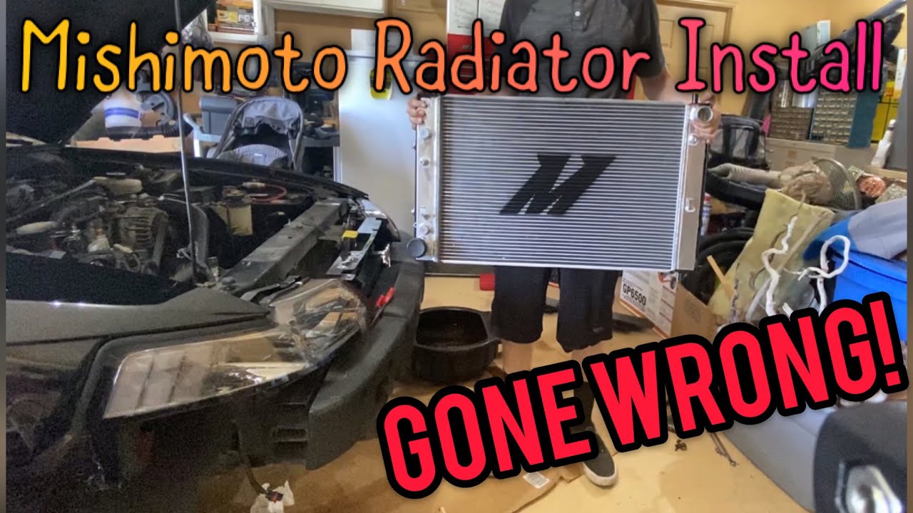 Mishimoto Radiator Install Gone Horribly WRONG (2001 Mustang GT)