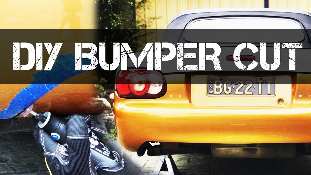 Project MX5 - DIY MX5 Miata Rear Bumper Cut