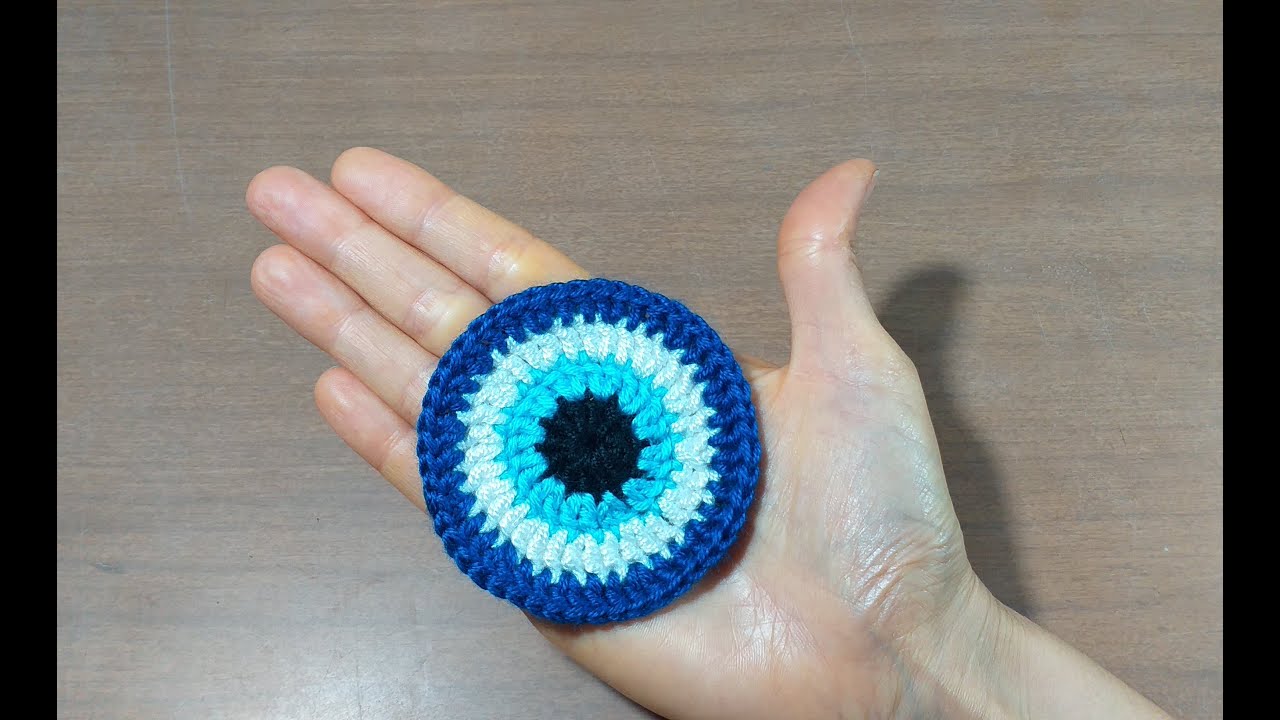 COMO TEJER EL OJO TURCO A CROCHET Y HACER UN GRANNY