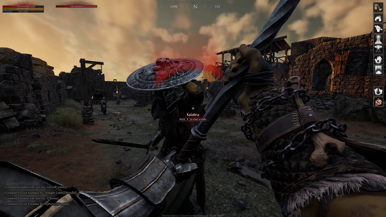Mortal Online 2 combat beta lol