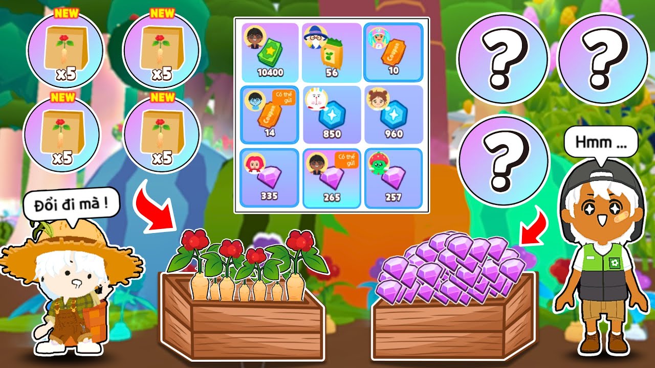 BEDY VÀ MEO TRỒNG NHIỀU NHÂN SÂM ĐỂ LÀM TẤT CẢ ĐƠN HÀNG VIP Ở NÔNG TRẠI VÀ CÁI KẾT | PLAY TOGETHER